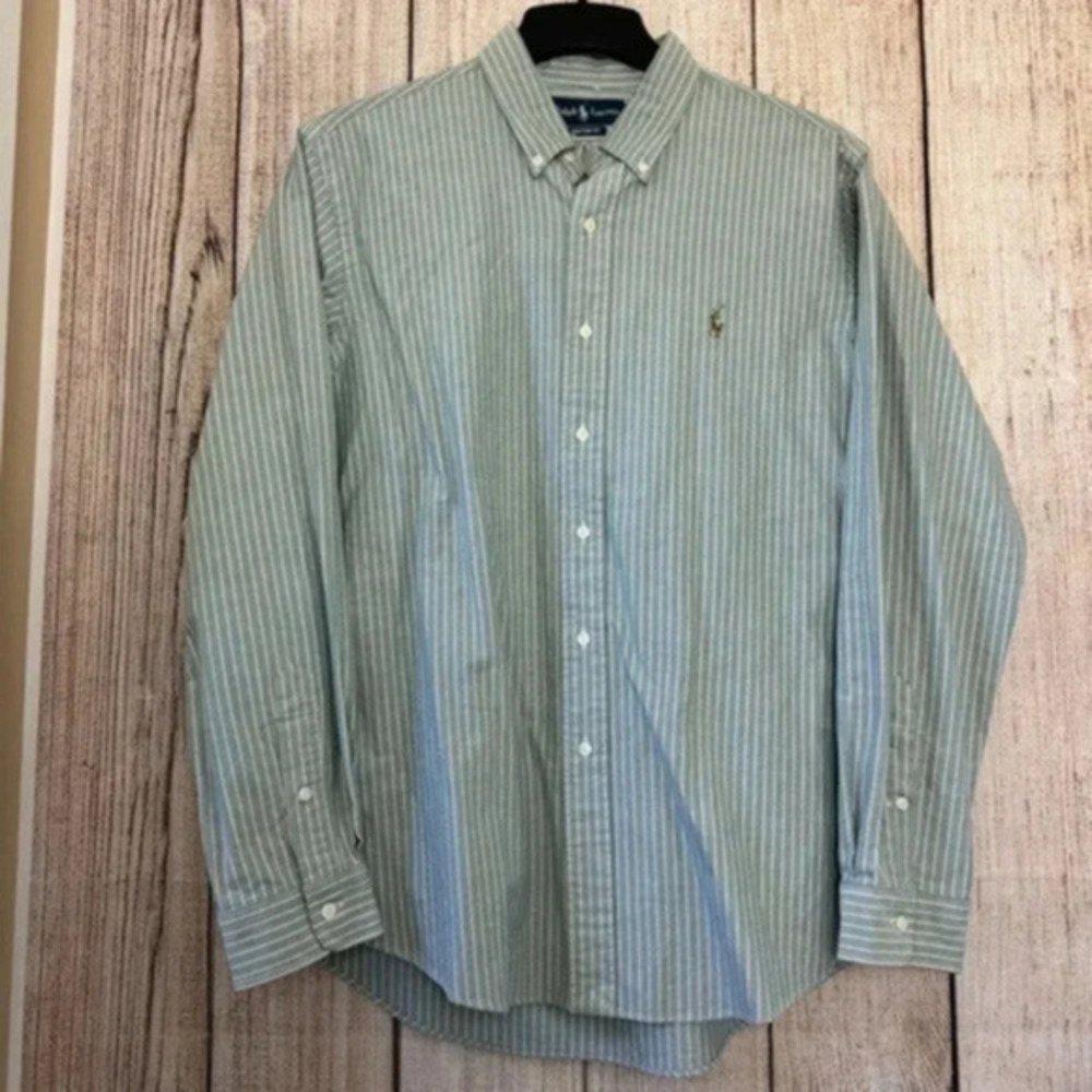 Vintage Ralph Lauren Mens Custom fit button down shirt size XL